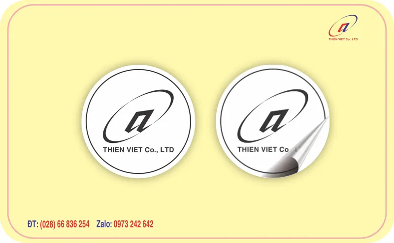 Mẫu in tem nhãn, in decal các loại thực tế số 5