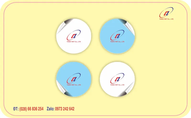 Mẫu in tem nhãn, in decal các loại thực tế số 4