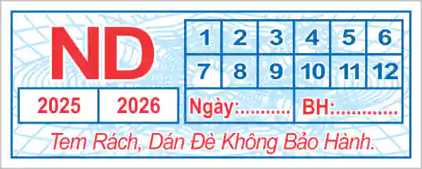 tem bảo hành hcn 8